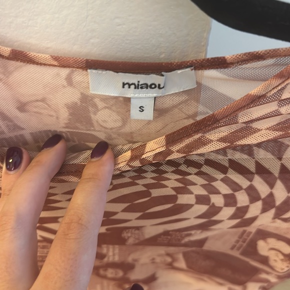 Miaou Mesh Tee - Picture 8 of 10